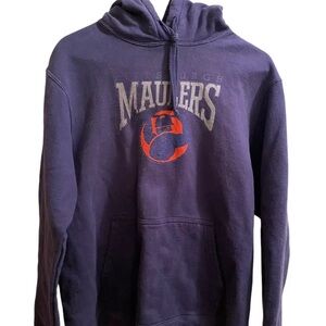 VTG Pittsburgh Maulers USFL Purple Hoodie Jacket Men's Size M
